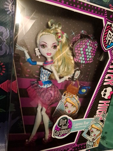2011 Monster High Dot Dead Gorgeous Lagoona Blue NIB