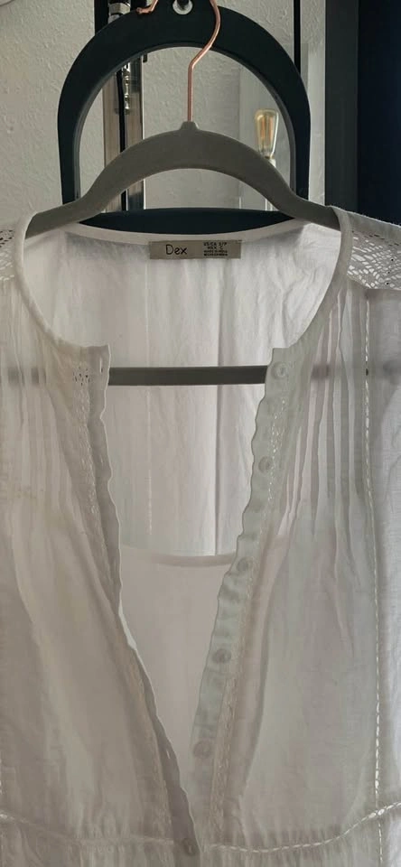 Dex White summer Dress Size Small - photo 2