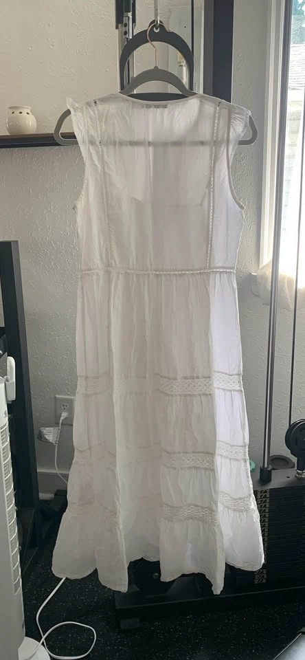 Dex White summer Dress Size Small - photo 3