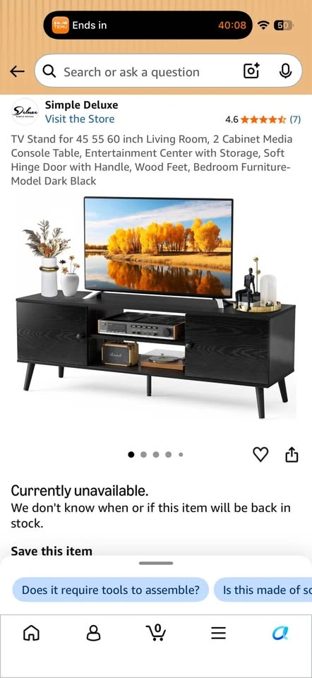 Simple Deluxe TV Stand for 45-60 inch TVs - photo 2