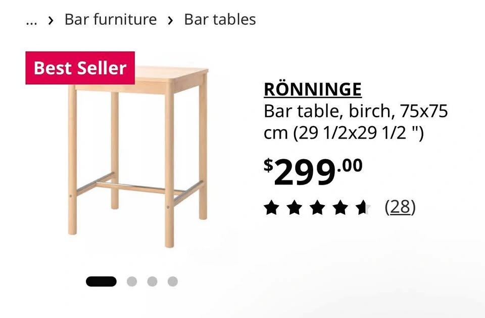 IKEA Bar Table