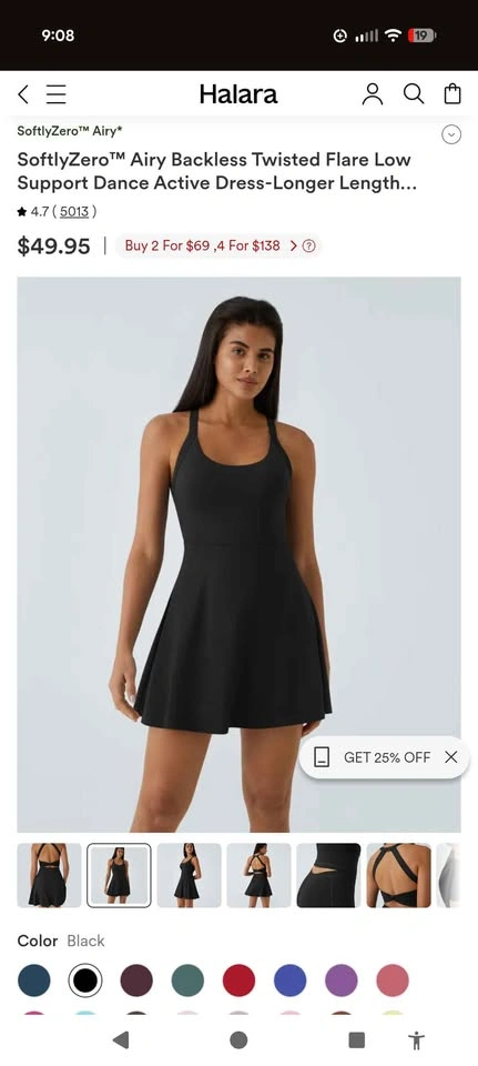 Halara Women's Easy Peezy Dresses XL - photo 2
