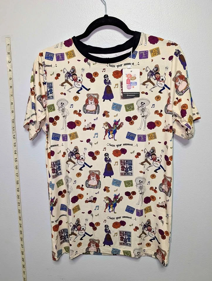 Adults Small Disney Coco Bamboo shirt