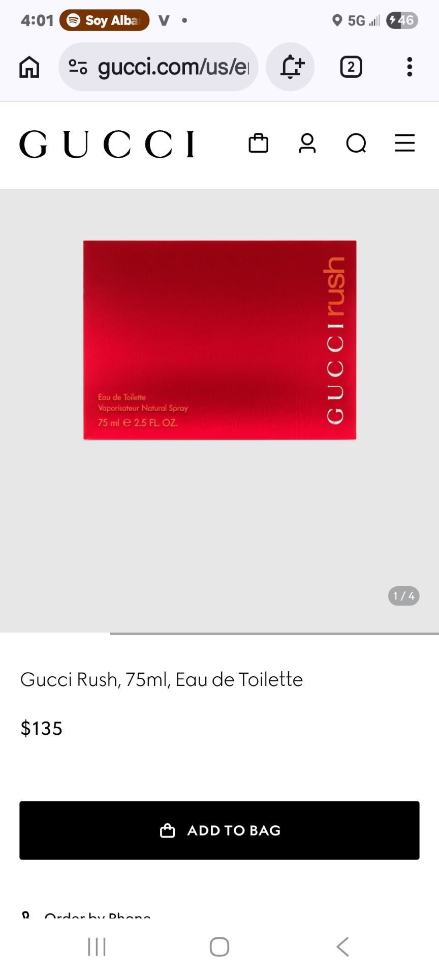 Gucci rush woman perfume - photo 3