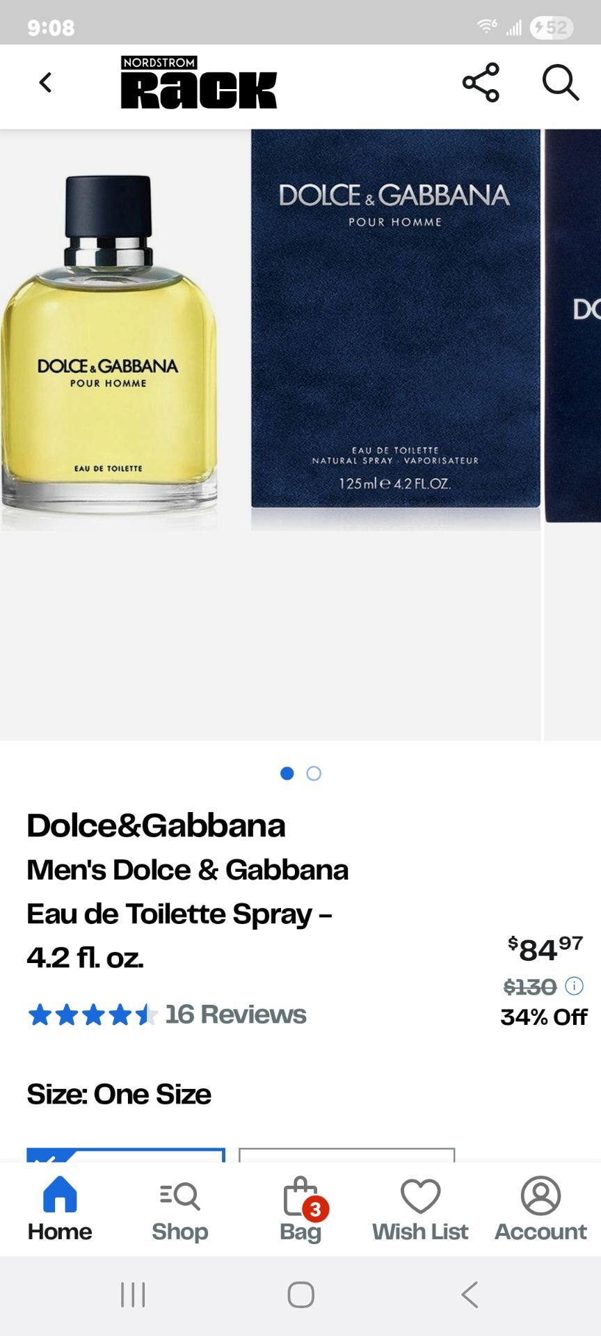 Dolce Gabbana men's perfume - photo 3