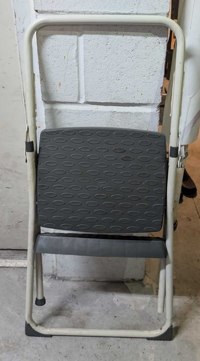 2-Step Folding Step Stool / Utility Ladder – Sturdy & Safe