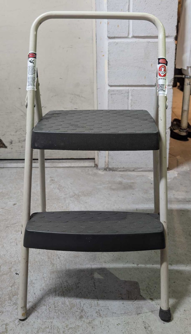 2-Step Folding Step Stool / Utility Ladder – Sturdy & Safe - photo 2
