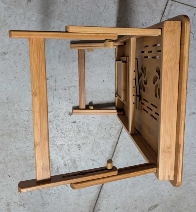 Portable Bed Trays / Folding Laptop Lap Desks (Bamboo & Wood)