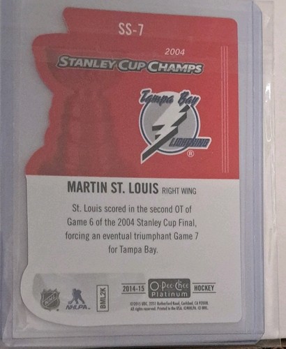 Martin St. Louis Card Lot: 2013 Prizm Auto & 2014 OPC - photo 4