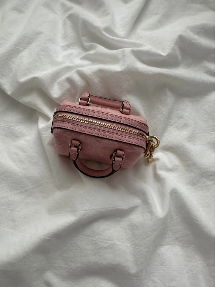 Coach Mini Rowan Bag Charm - Pink Denim - photo 3
