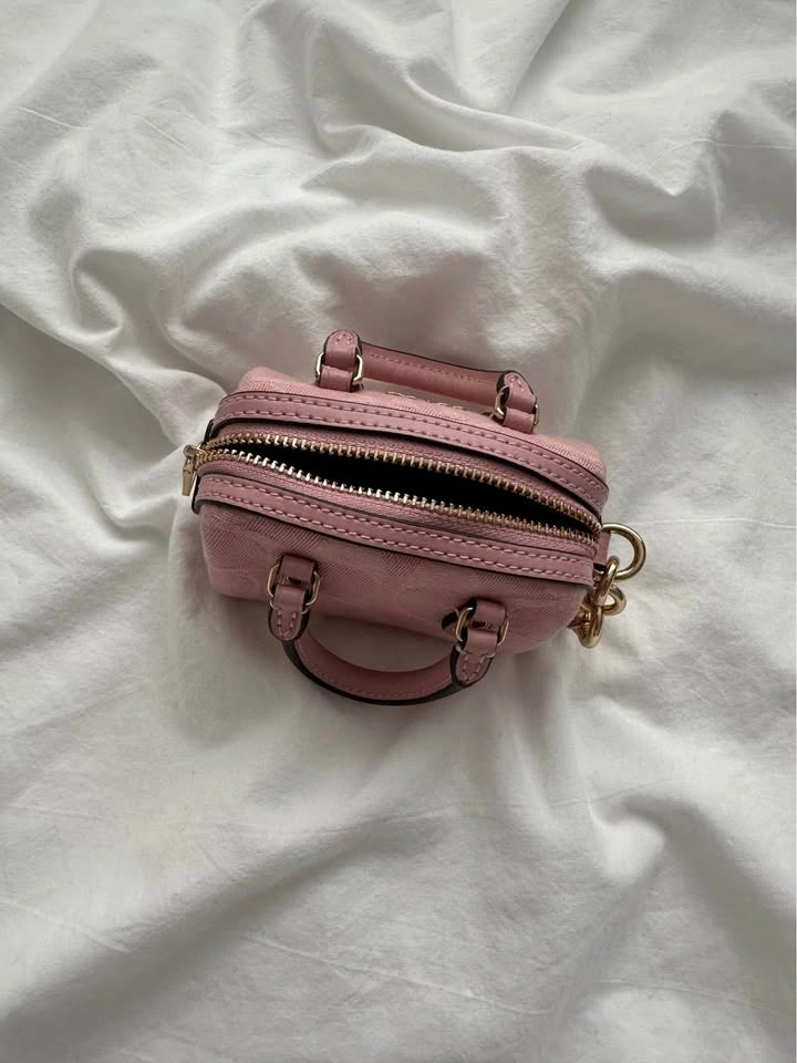 Coach Mini Rowan Bag Charm - Pink Denim - photo 4