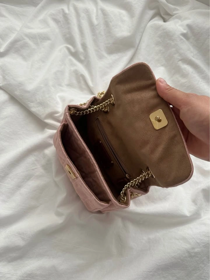 Coach Elodie Crossbody Bag 18 - Pink Loved Denim with Quilting - photo 4