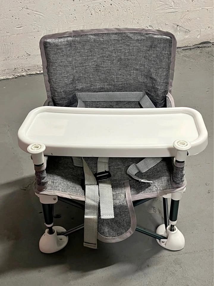 Portable Folding Baby Booster Seat with Tray