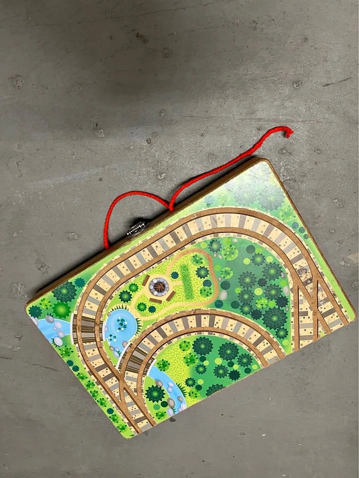 Melissa & Doug Wooden Train Set