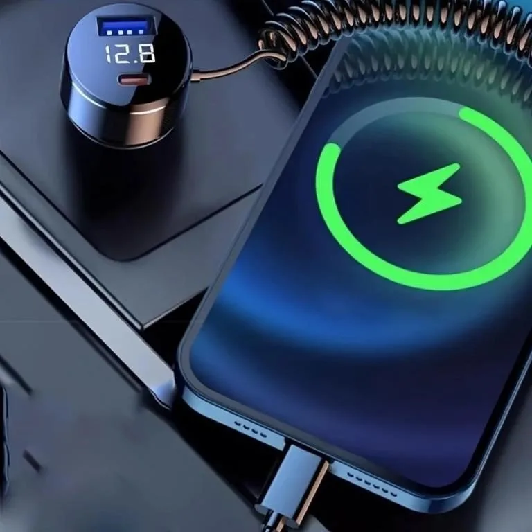 Car Charger with LED Display - Brand New!! image indicator(2)