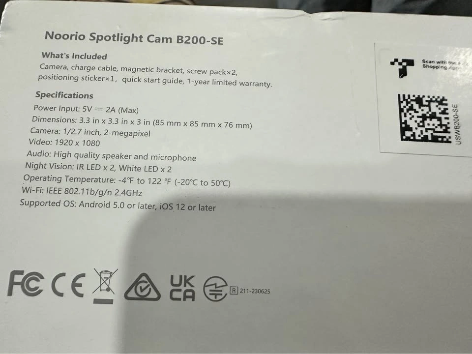 Noorio wireless baby and home security camera - photo 4