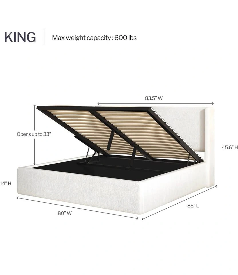 King size bed with Storage - photo 2