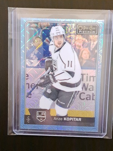 2016-17 O-Pee-Chee Anze Kopitar Ice Blue Traxx Hockey Card - photo 2