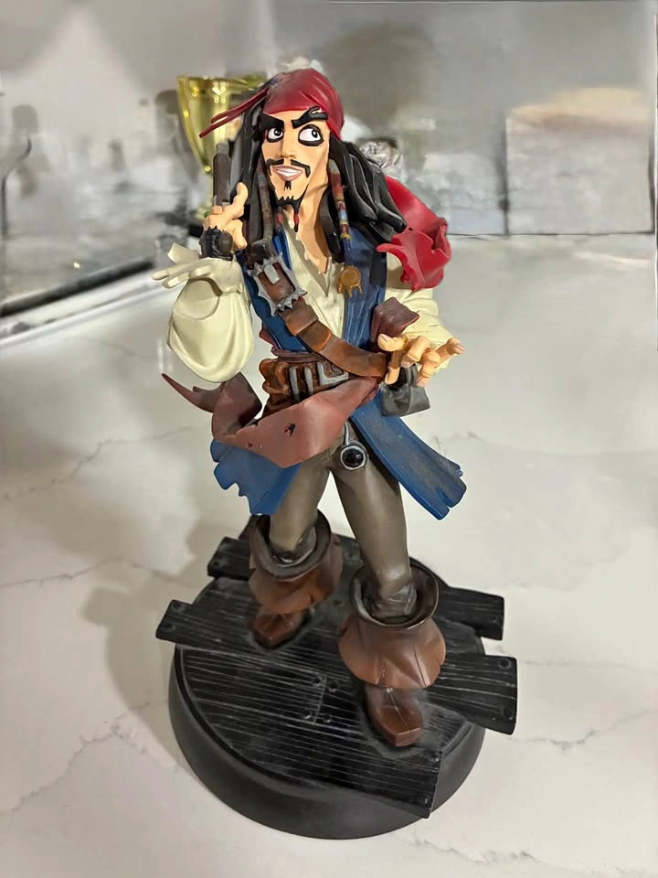 Pirates of the Caribbean Animated Captain Jack Sparrow Maquette