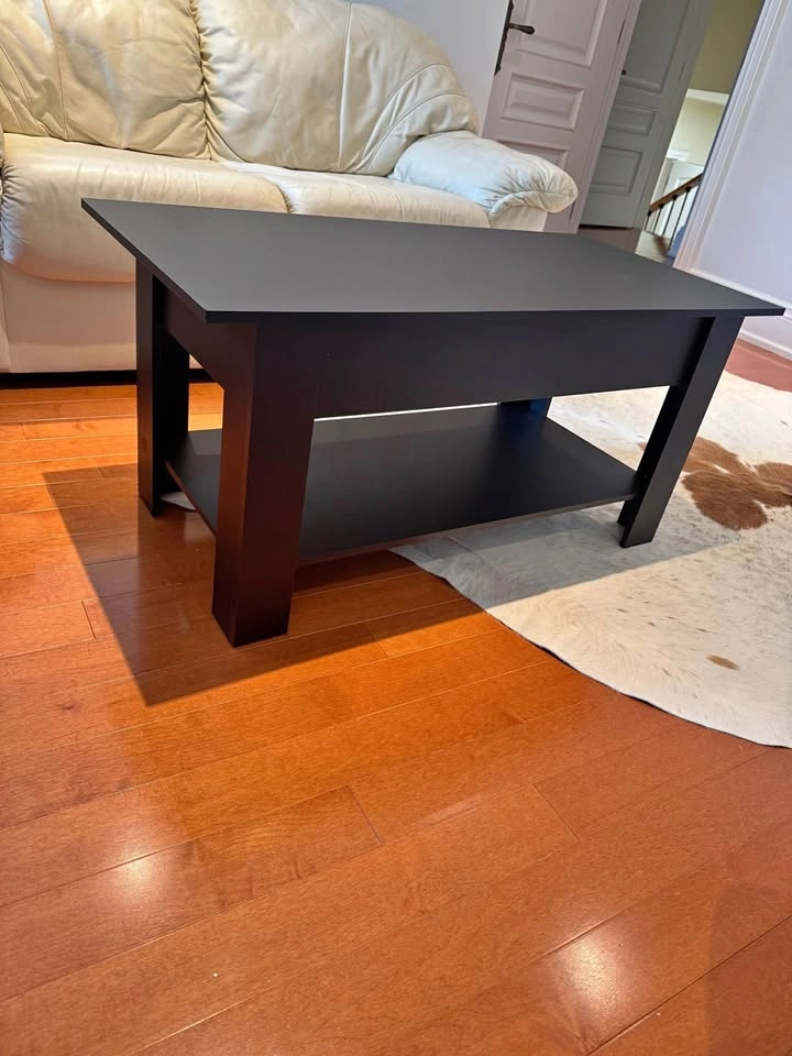 Black Lift-Top Coffee Table