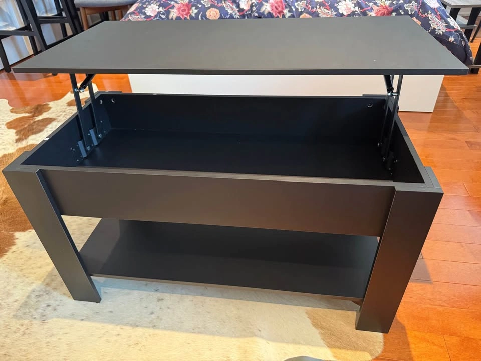 Black Lift-Top Coffee Table - photo 3