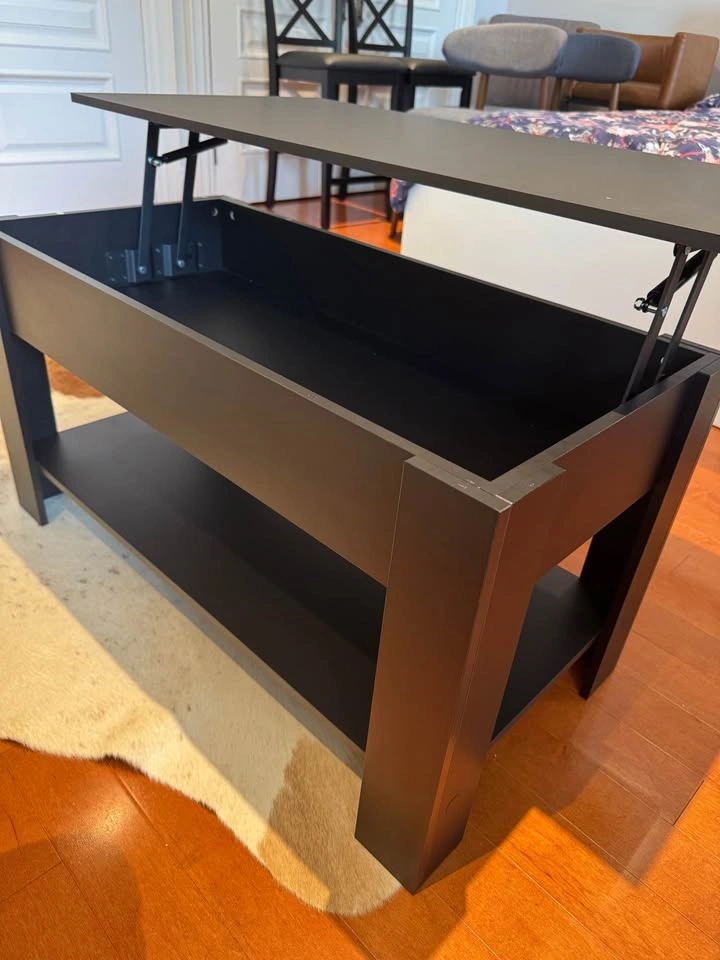 Black Lift-Top Coffee Table - photo 4