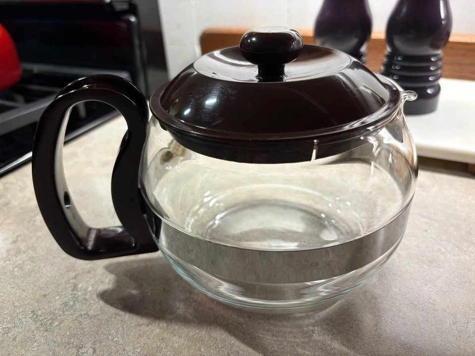 Vintage 1970’s Pyrex France Glass Teapot - Retro Brown - photo 4