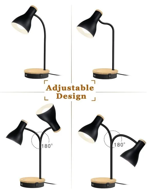 Metal Desk Lamp Wireless Charging Table Lamp - Brand New image indicator(6)