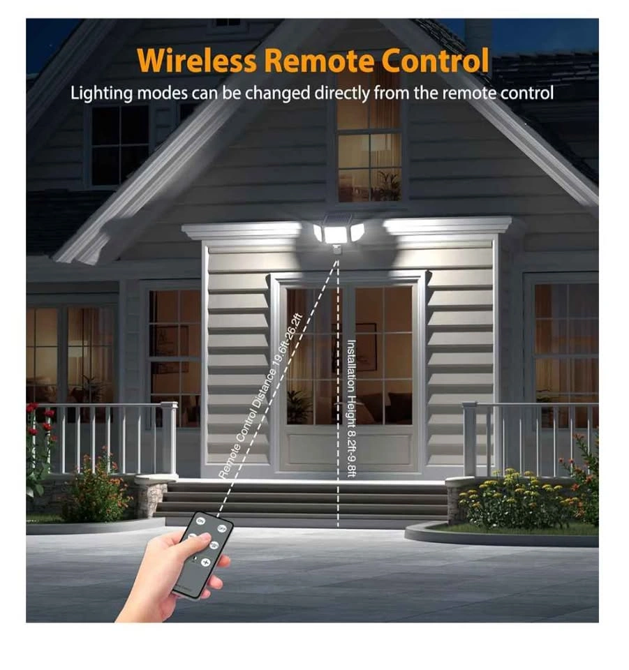 Onforu 4500LM Solar Security Lights (Set of 2) – Brand New - photo 5