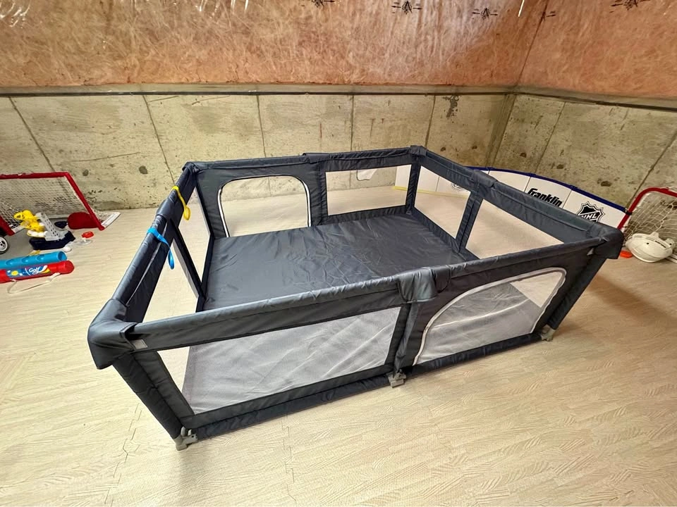 Large Baby Playpen with Mesh Sides