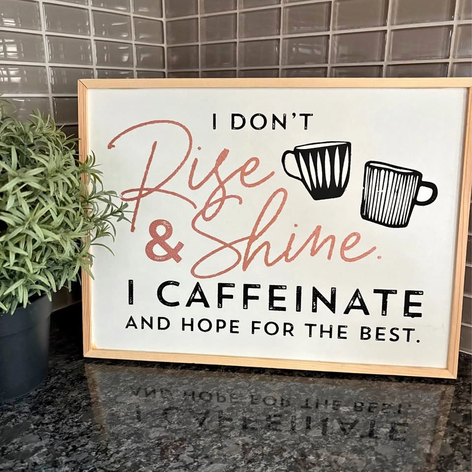 Fun Wooden Kitchen Sign