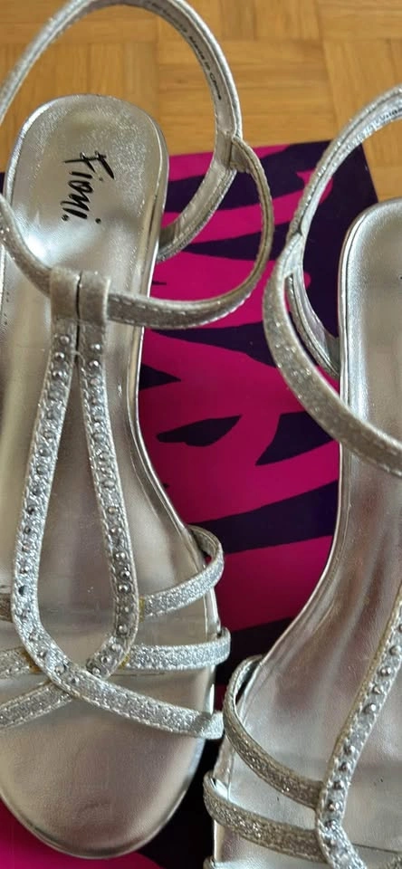 Silver Strappy Heels - photo 2