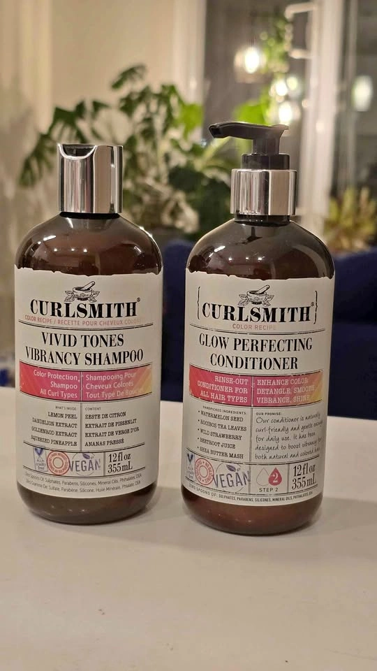 Curlsmith Shampoo and Conditioner Set + Curly Hair Products