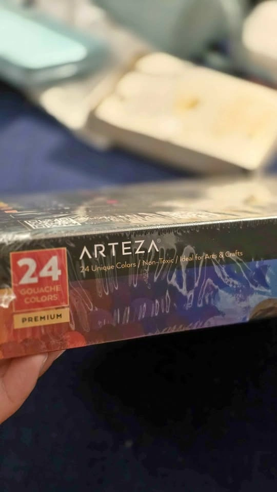 Arteza 24 Gouache Paint Set 12ml