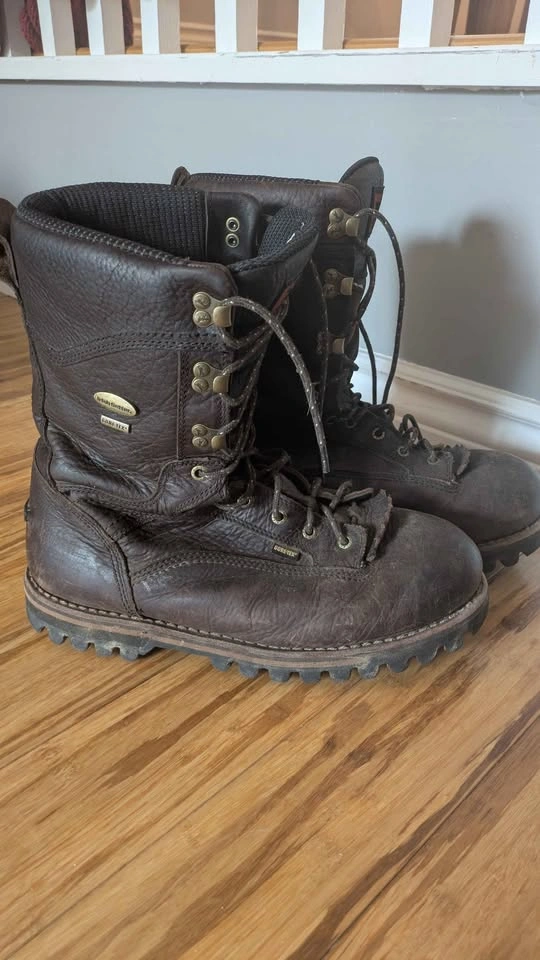 Leather Hunting Boots Size 11 (EE Width) - photo 2