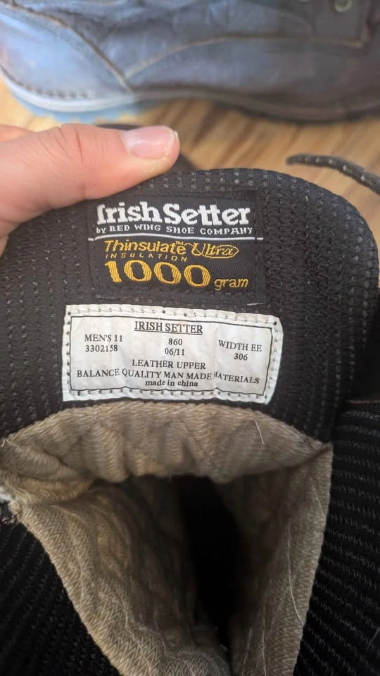 Leather Hunting Boots Size 11 (EE Width) - photo 3