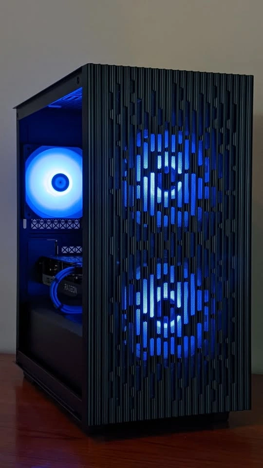 Budget Blue Gaming Pc | Ryzen 5 3600 - Rx 6600xt - 16gb ddr4 - photo 2