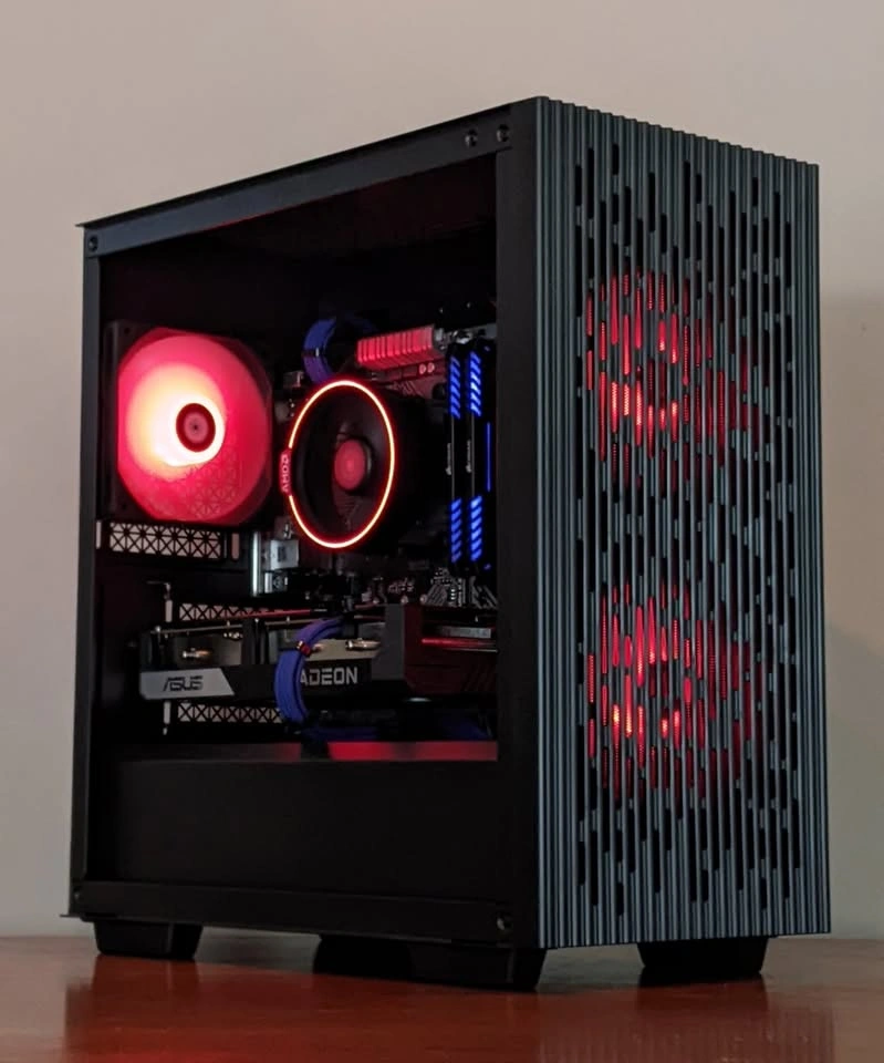 Budget Blue Gaming Pc | Ryzen 5 3600 - Rx 6600xt - 16gb ddr4 - photo 5