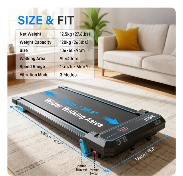 IMFIT Walking Pad Lite Treadmill | Compact & Space-Saving