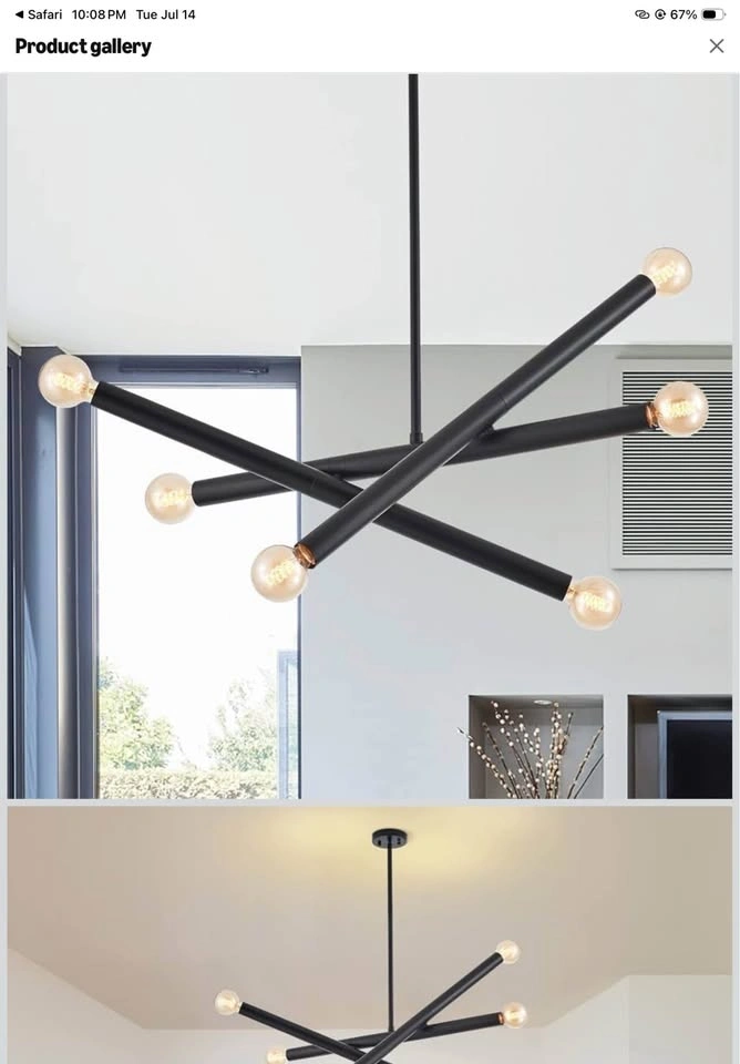 VANZARLA® Sputnik Chandelier - Black - photo 4