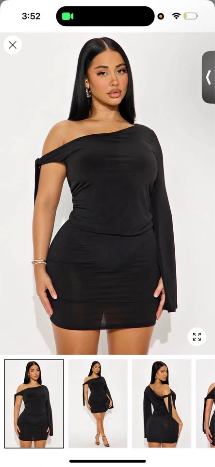Fashion nova off the shoulder dress