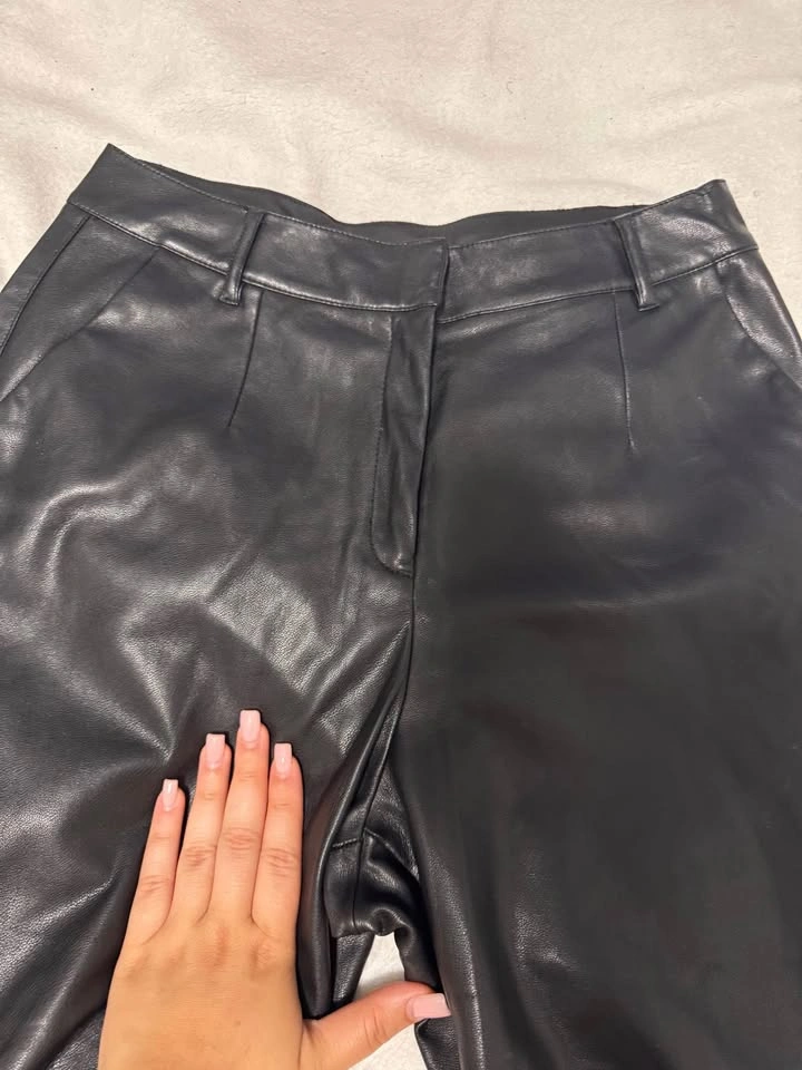 Leather dress pants - photo 2
