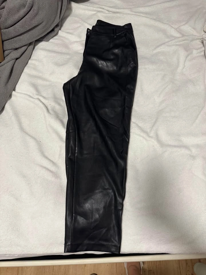 Leather dress pants - photo 4