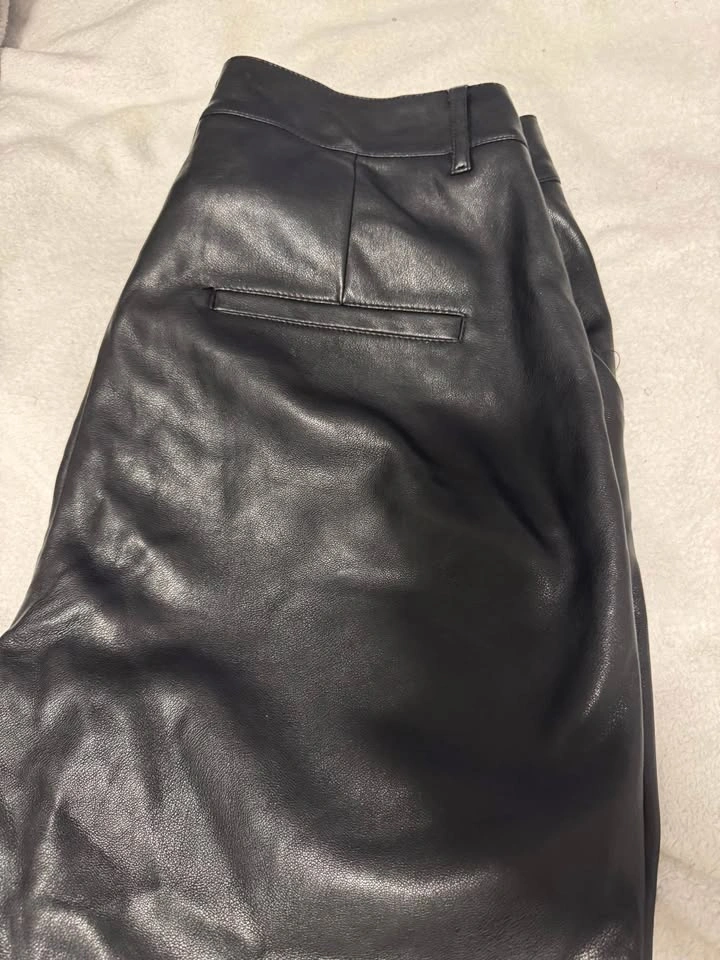 Leather dress pants - photo 5