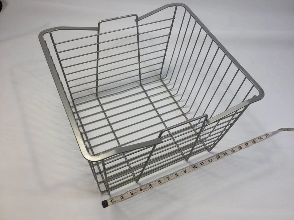 Storage Silver Metal Basket / Plastic Black Crate, $5 each - photo 4