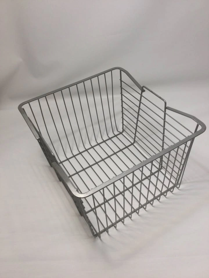Storage Silver Metal Basket / Plastic Black Crate, $5 each - photo 5