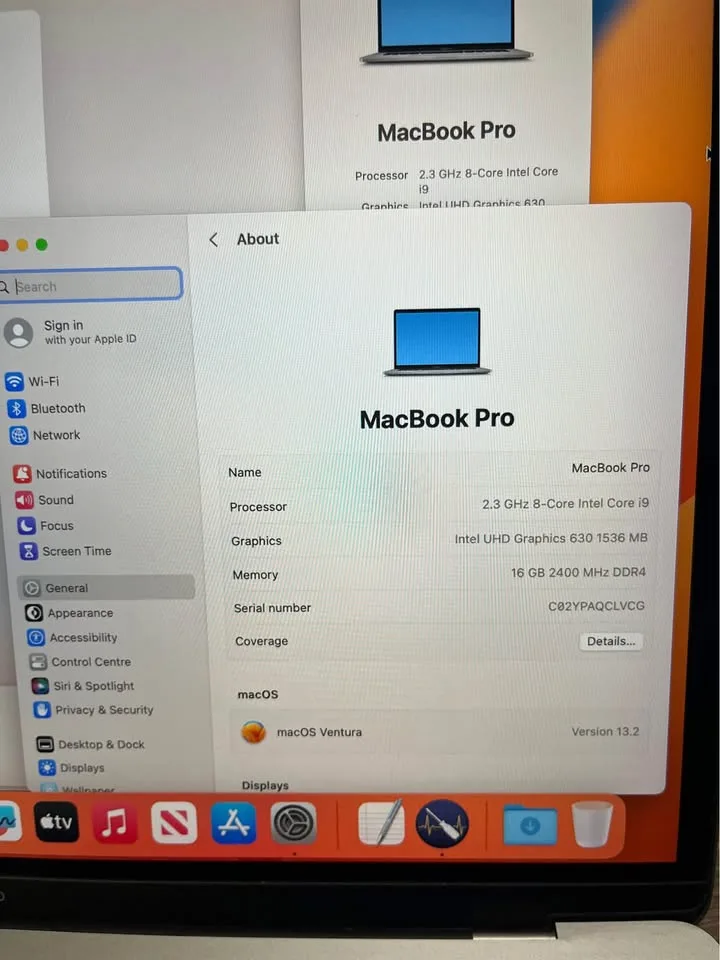 Core i9 MacBook Pro - 16GB RAM, 500GB SSD - Charger image indicator(3)