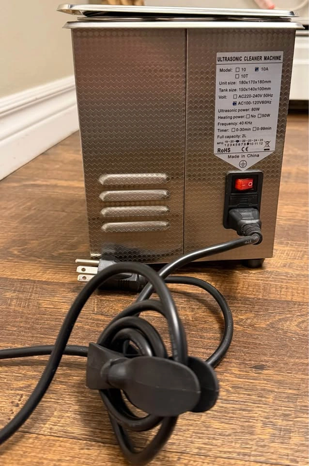 Digital Ultrasonic Cleaner with Timer & Heater - photo 3