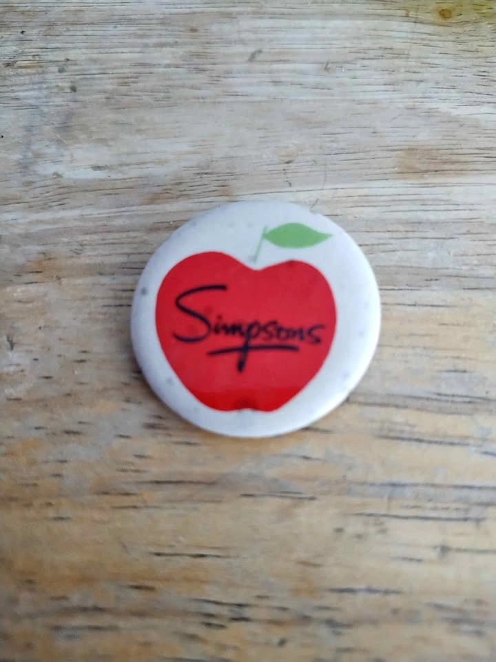 Vintage Simpsons Department Store Pin – Retro Canadian Retail Me