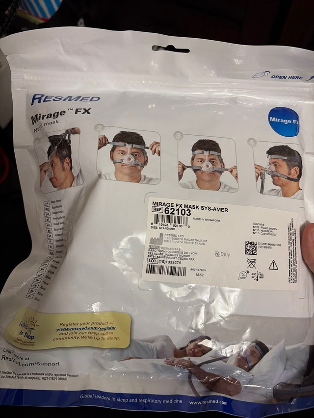 Mirage FX Standard Nasal Mask - New - photo 2